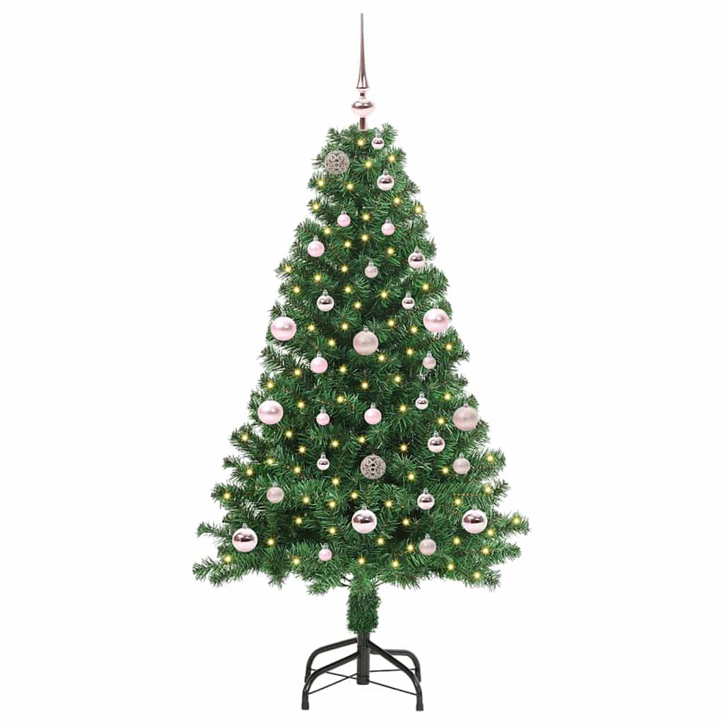 Albero di Natale artificiale con 150 LED Verde 150 cm
