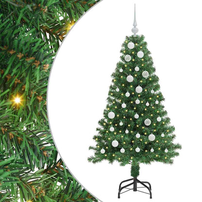 Albero di Natale artificiale con 150 LED Verde 150 cm