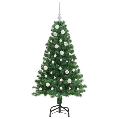 Albero di Natale artificiale con 150 LED Verde 150 cm