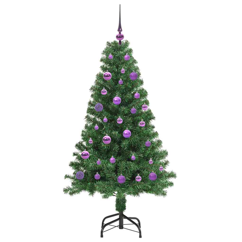 Albero di Natale artificiale con 150 LED Verde 150 cm