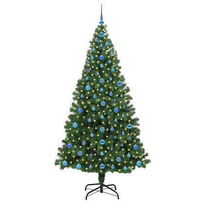 Albero di Natale artificiale con 300 LED Verde 210 cm | homemem39