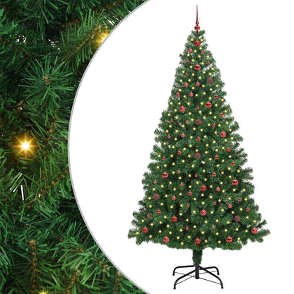 Albero di Natale artificiale con 300 LED Verde 240 cm