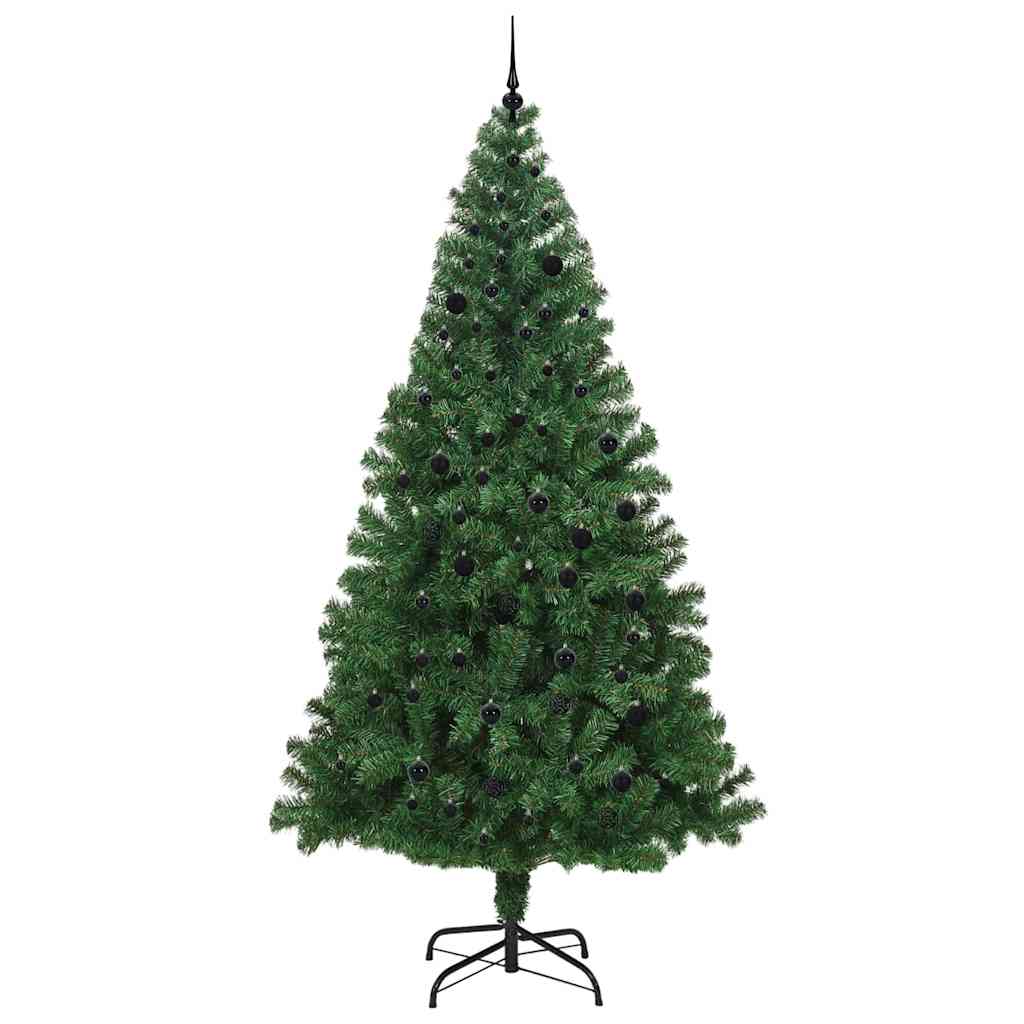 Albero di Natale artificiale con 300 LED Verde 240 cm