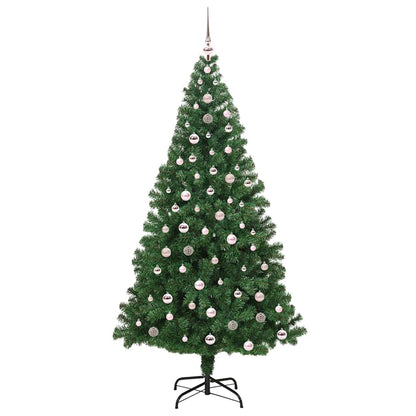 Albero di Natale artificiale con 300 LED Verde 240 cm