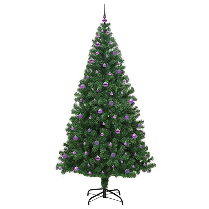 Albero di Natale artificiale con 300 LED Verde 240 cm