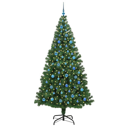 Albero di Natale artificiale con 300 LED Verde 240 cm