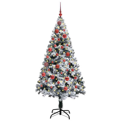 Albero di Natale artificiale con 150 LED Bianco 150 cm