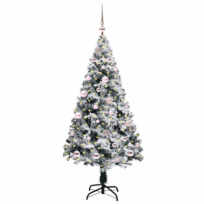 Albero di Natale artificiale con 150 LED Bianco 150 cm