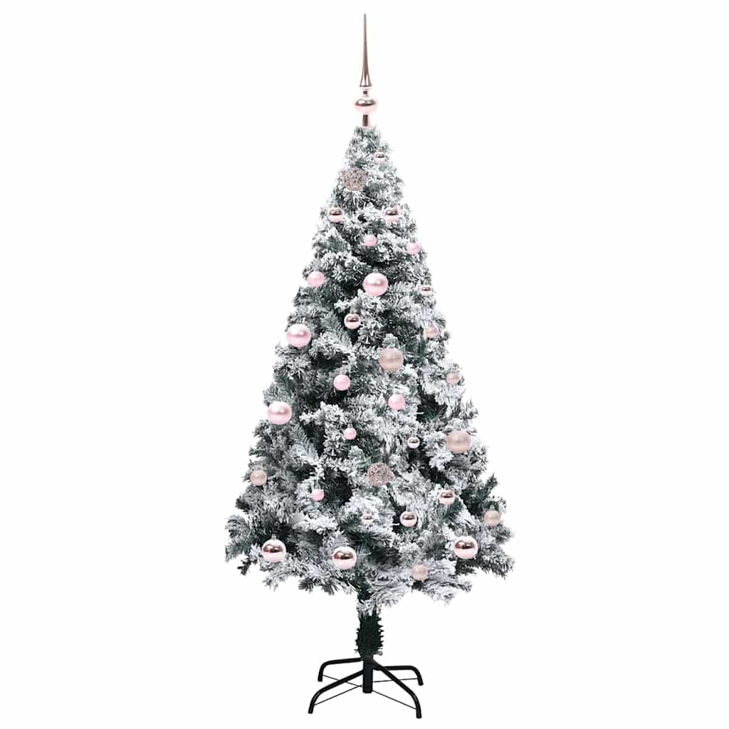 Albero di Natale artificiale con 150 LED Bianco 150 cm