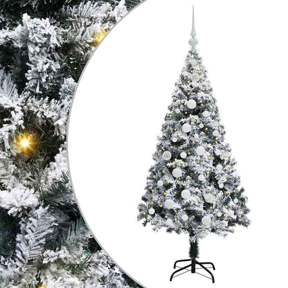 Albero di Natale artificiale con 150 LED Bianco 150 cm