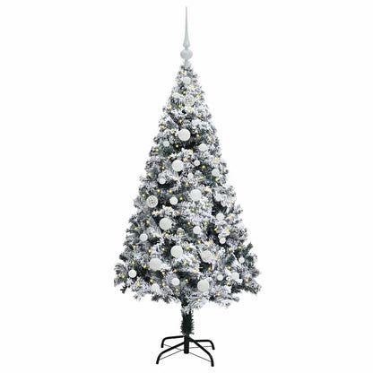 Albero di Natale artificiale con 150 LED Bianco 150 cm