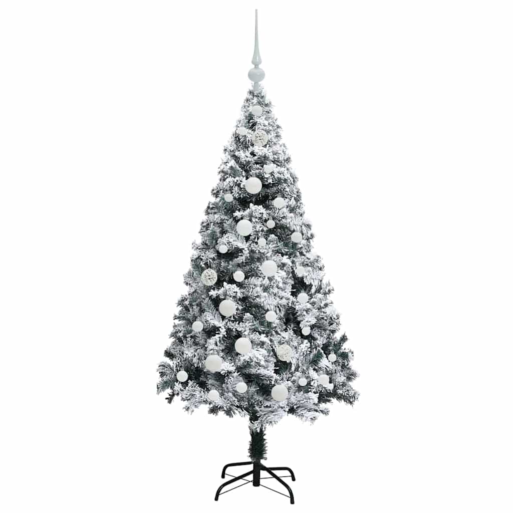 Albero di Natale artificiale con 150 LED Bianco 150 cm