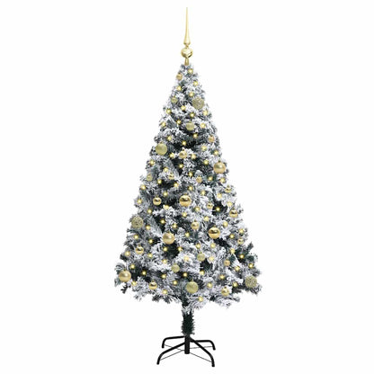 Albero di Natale artificiale con 150 LED Bianco 150 cm
