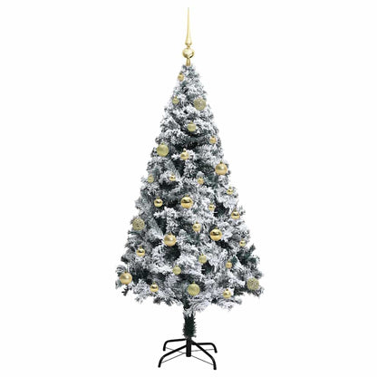 Albero di Natale artificiale con 150 LED Bianco 150 cm