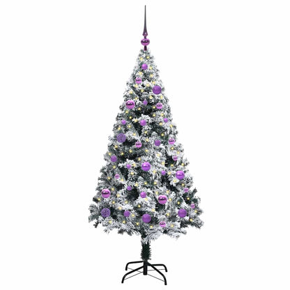 Albero di Natale artificiale con 150 LED Bianco 150 cm