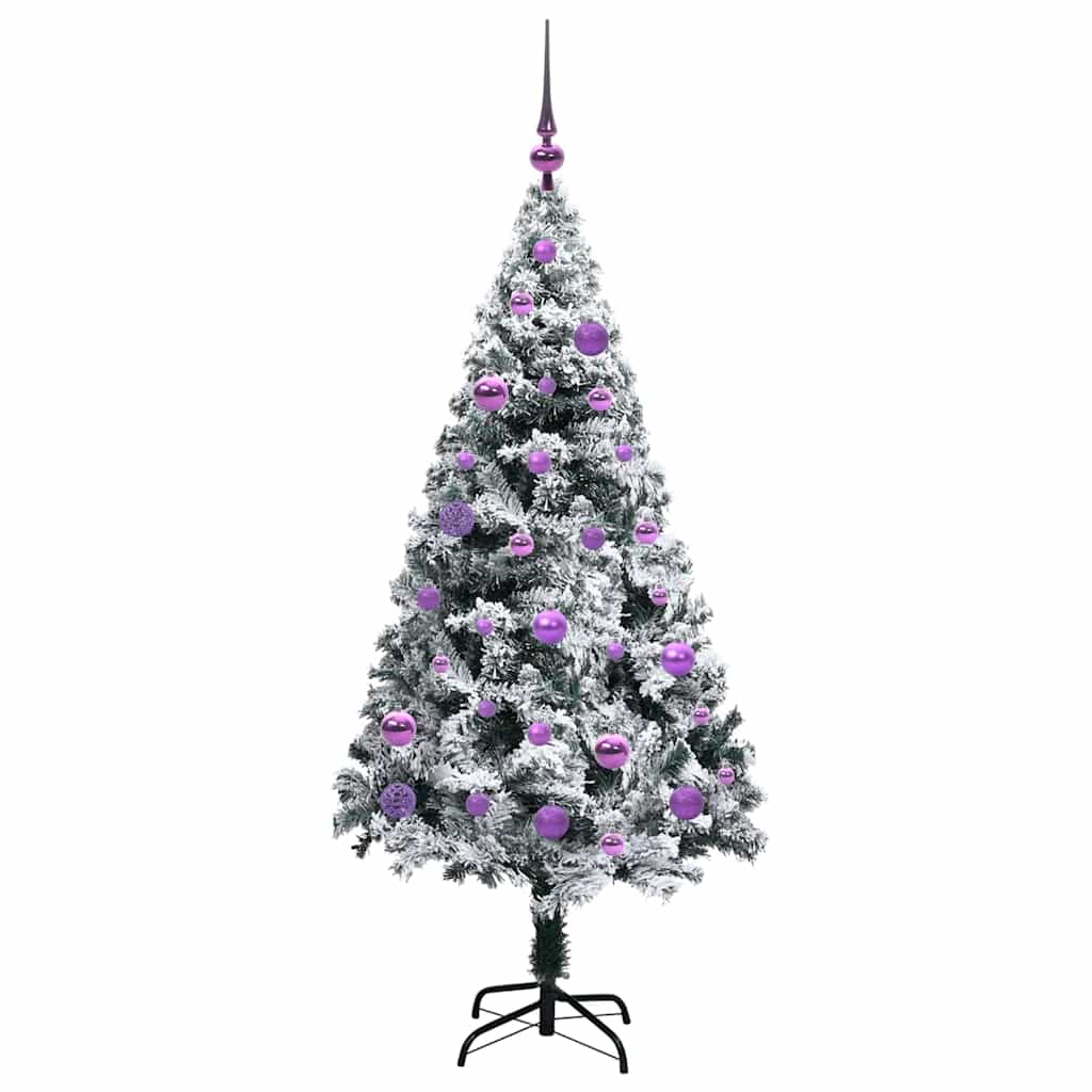 Albero di Natale artificiale con 150 LED Bianco 150 cm