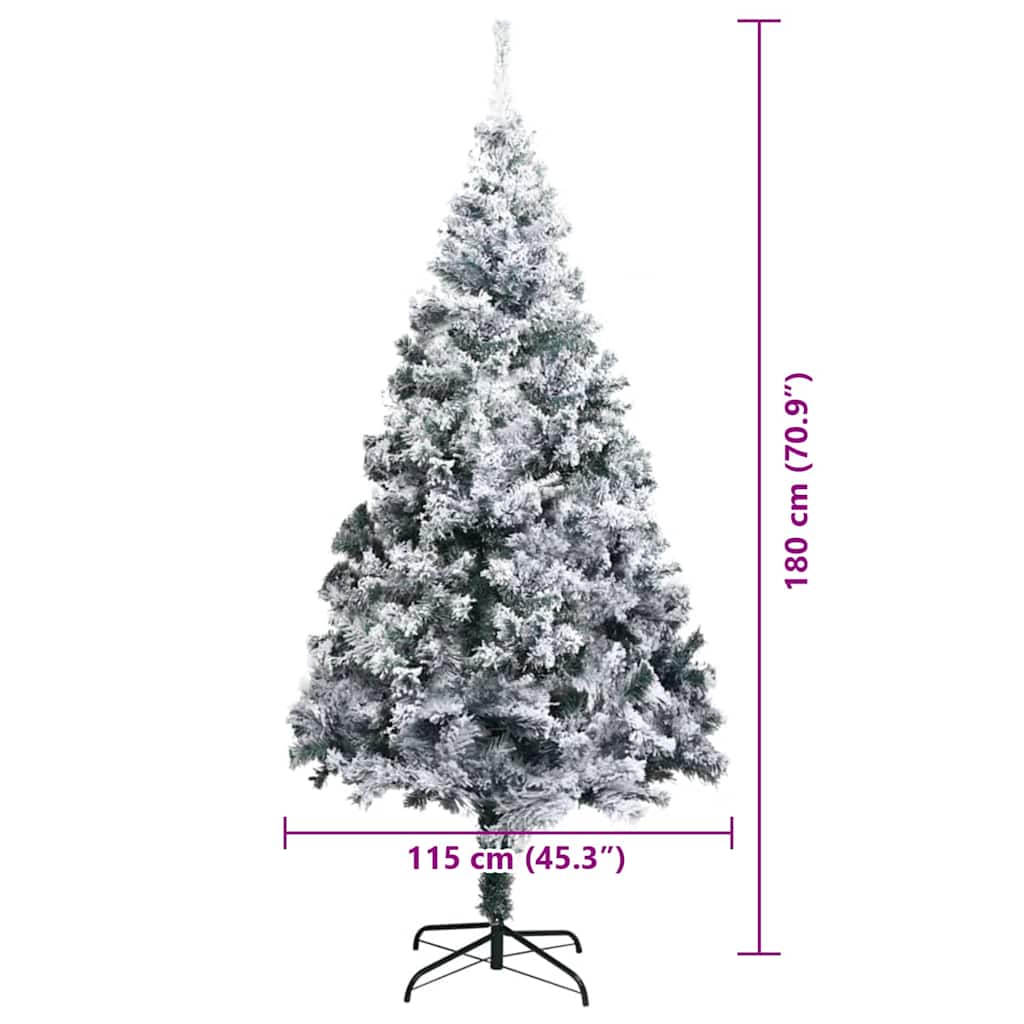 Albero di Natale artificiale con 300 LED Bianco 180 cm | homemem39
