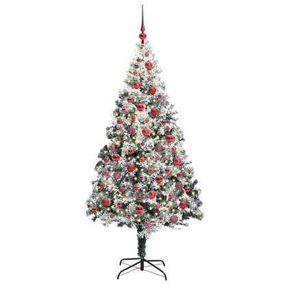 Albero di Natale artificiale con 300 LED Bianco 180 cm