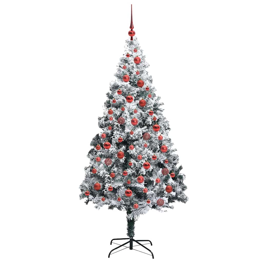 Albero di Natale artificiale con 300 LED Bianco 180 cm