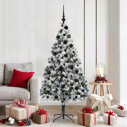 Albero di Natale artificiale con 300 LED Bianco 180 cm