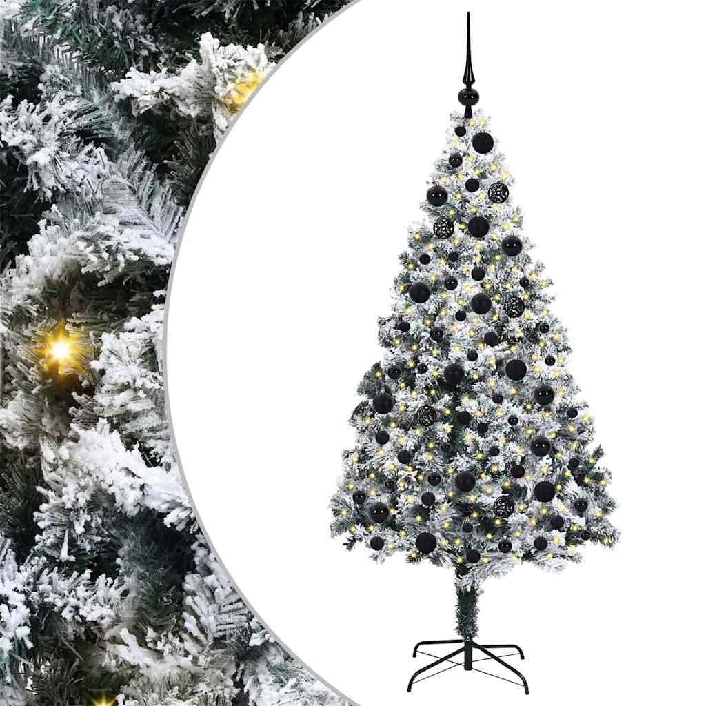 Albero di Natale artificiale con 300 LED Bianco 180 cm