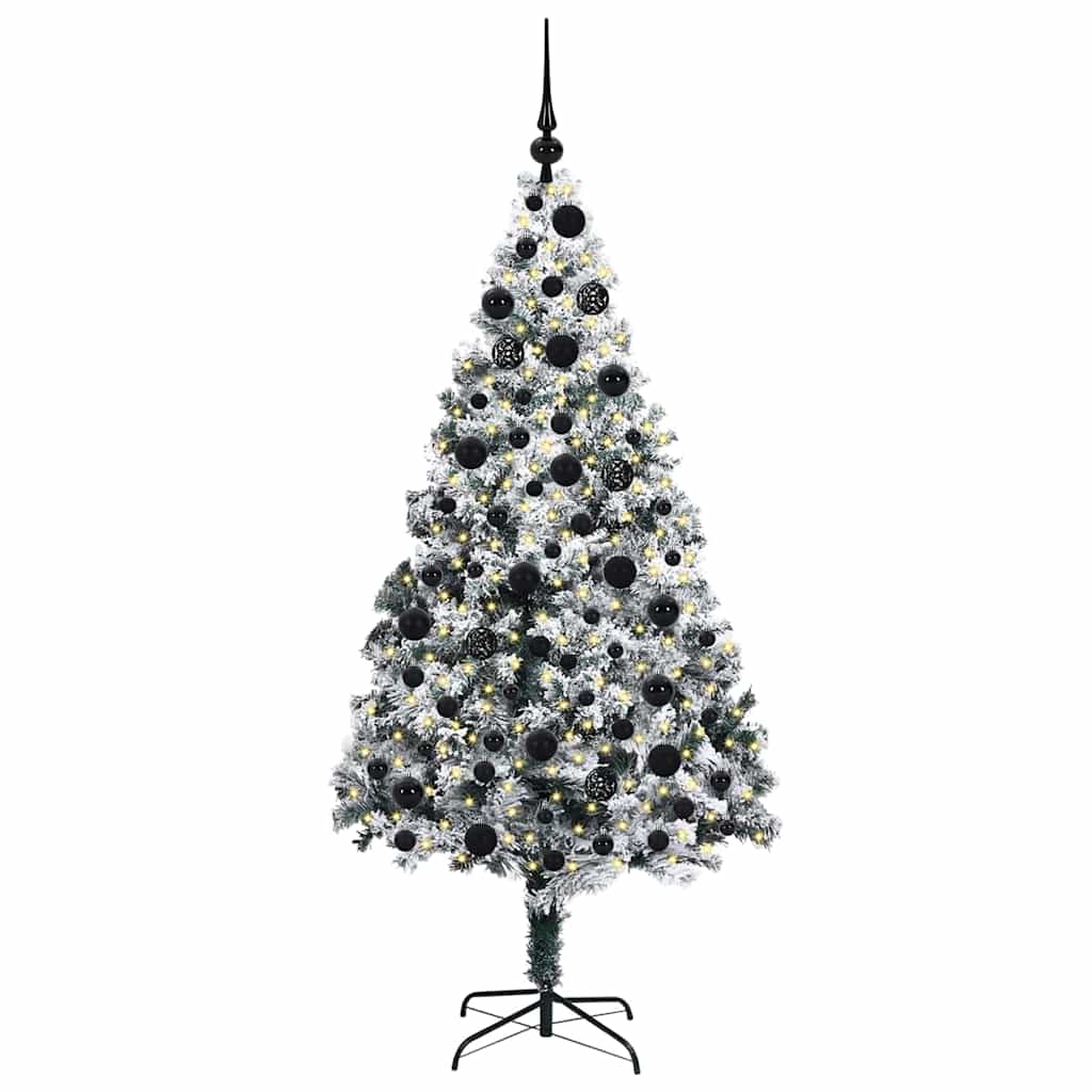 Albero di Natale artificiale con 300 LED Bianco 180 cm
