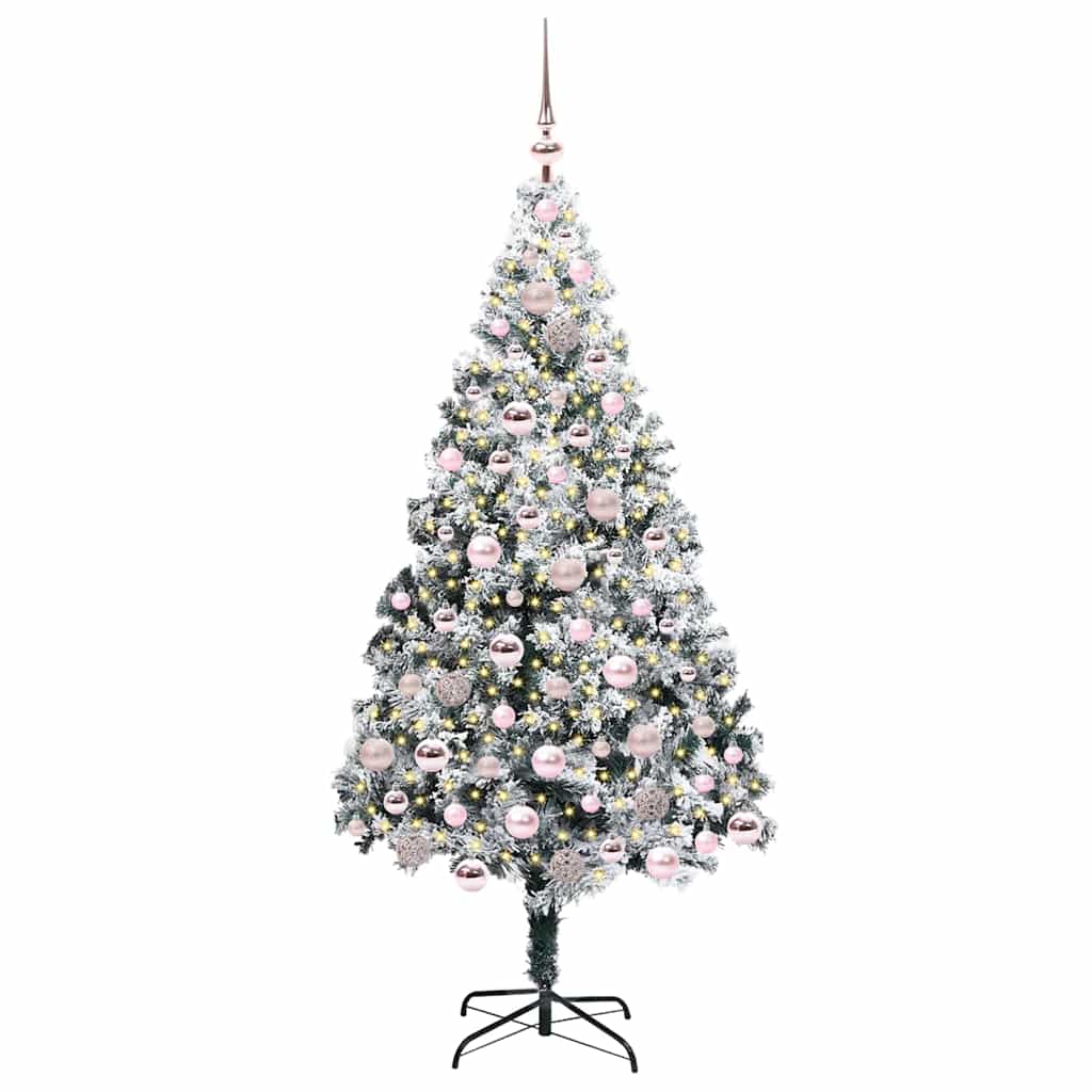 Albero di Natale artificiale con 300 LED Bianco 180 cm