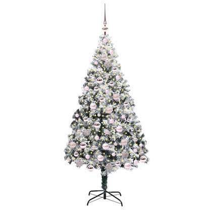 Albero di Natale artificiale con 300 LED Bianco 180 cm