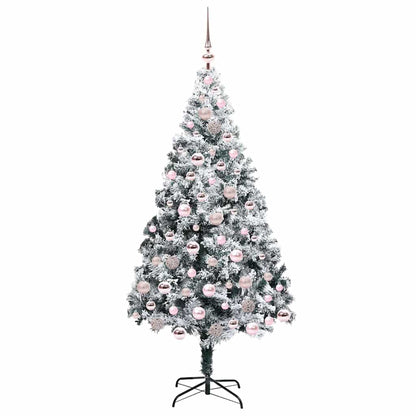 Albero di Natale artificiale con 300 LED Bianco 180 cm