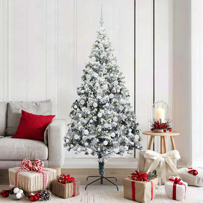 Albero di Natale artificiale con 300 LED Bianco 180 cm | homemem39