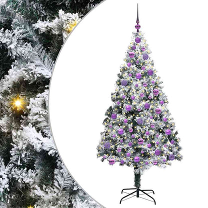 Albero di Natale artificiale con 300 LED Bianco 180 cm