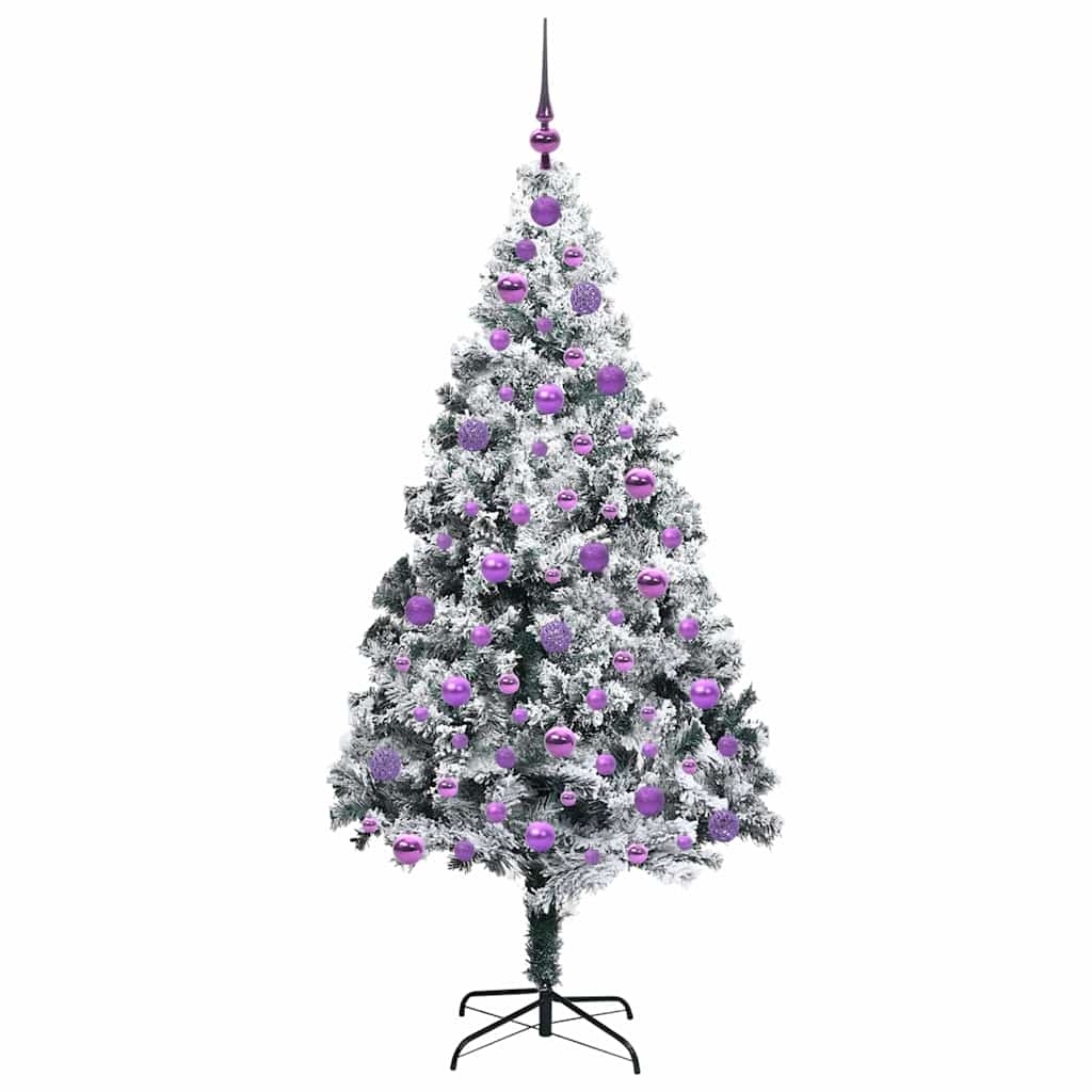 Albero di Natale artificiale con 300 LED Bianco 180 cm