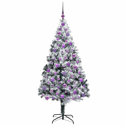 Albero di Natale artificiale con 300 LED Bianco 180 cm