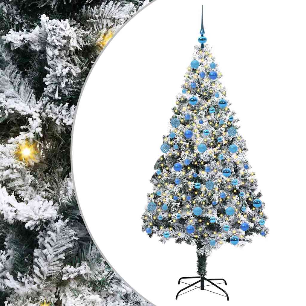 Albero di Natale artificiale con 300 LED Bianco 180 cm