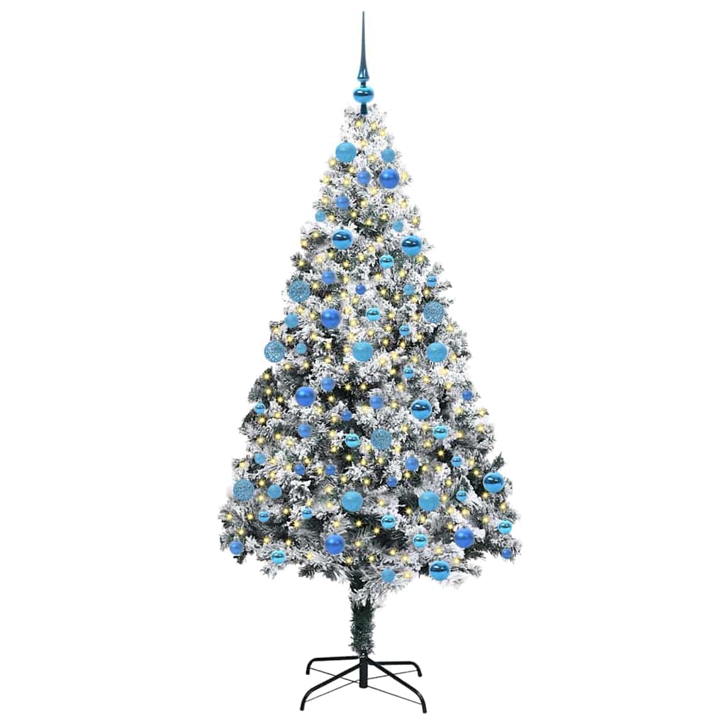 Albero di Natale artificiale con 300 LED Bianco 180 cm
