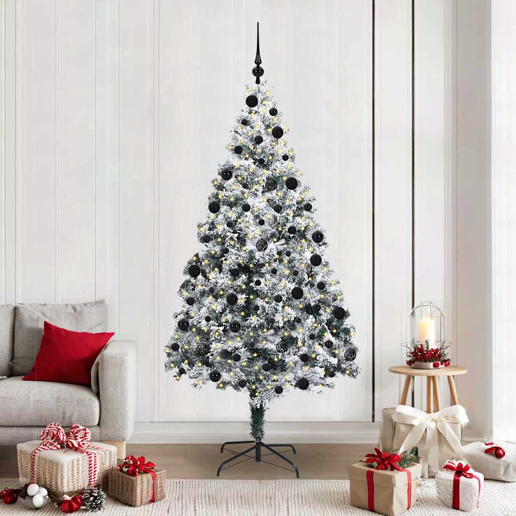 Albero di Natale artificiale con 300 LED Bianco 210 cm | homemem39