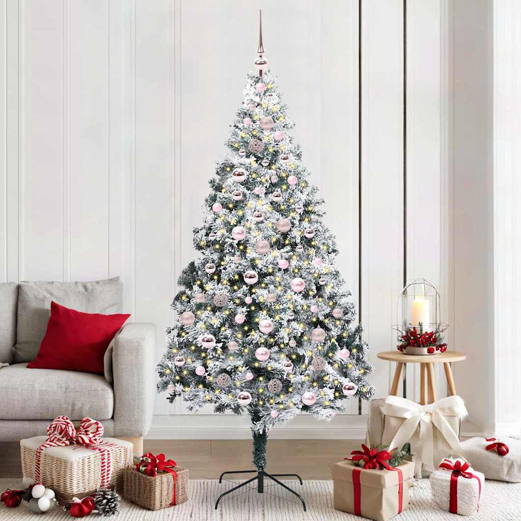 Albero di Natale artificiale con 300 LED Bianco 210 cm | homemem39