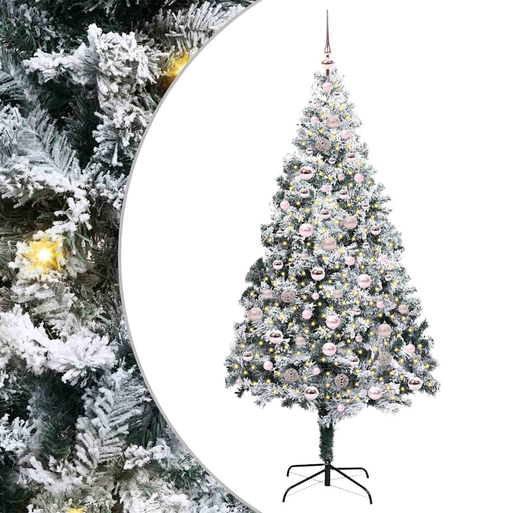 Albero di Natale artificiale con 300 LED Bianco 210 cm | homemem39