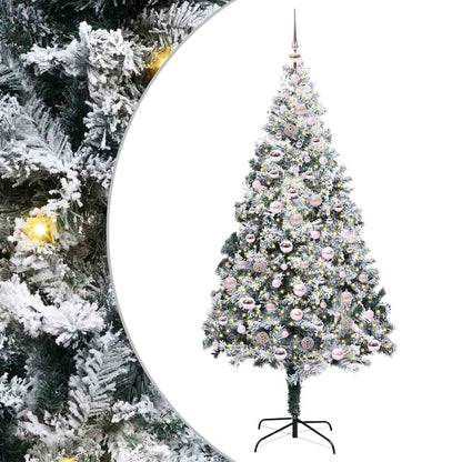 Albero di Natale artificiale con 300 LED Bianco 210 cm | homemem39