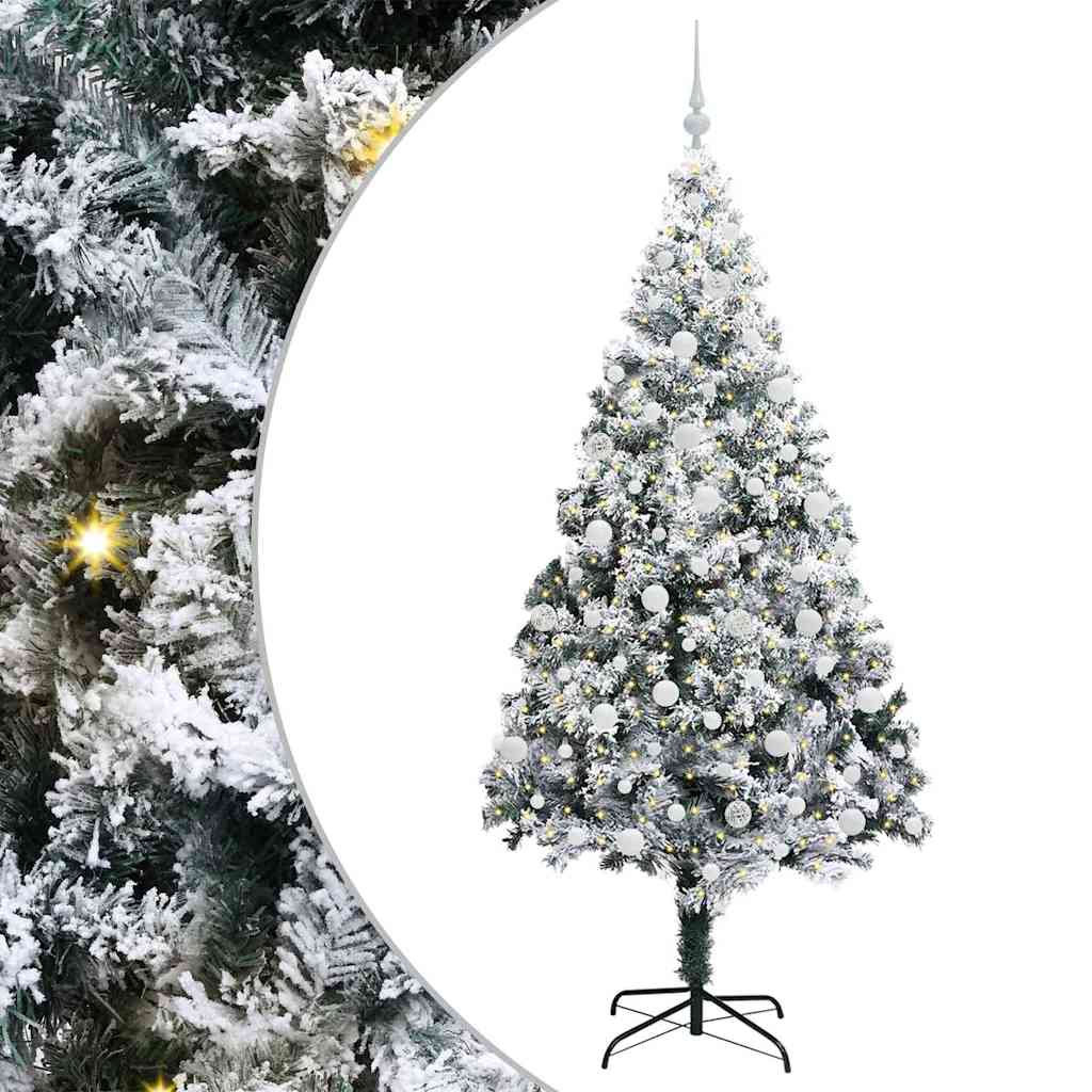 Albero di Natale artificiale con 300 LED Bianco 210 cm | homemem39