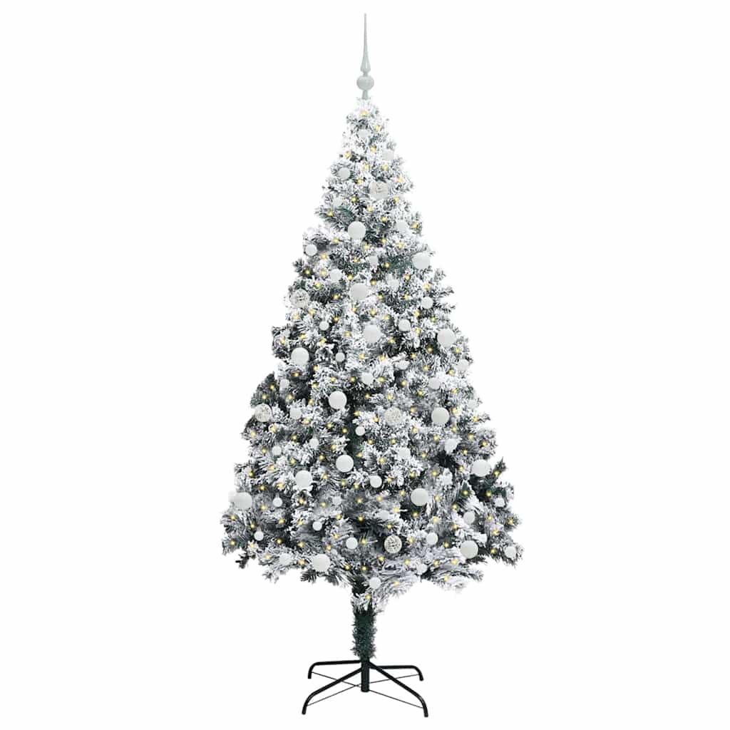 Albero di Natale artificiale con 300 LED Bianco 210 cm | homemem39
