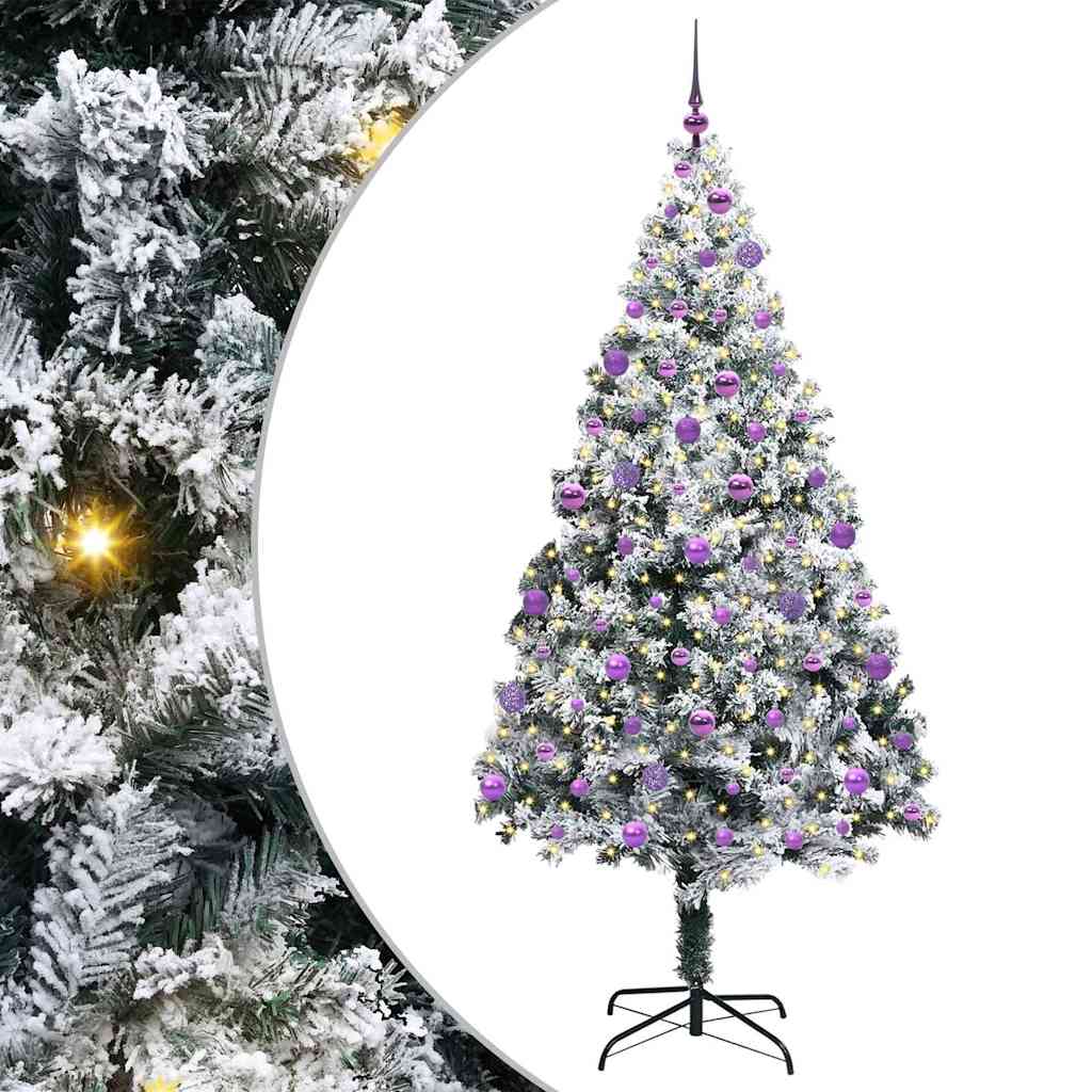 Albero di Natale artificiale con 300 LED Bianco 210 cm | homemem39