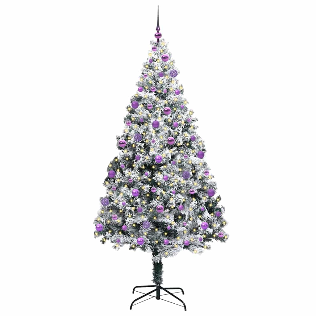 Albero di Natale artificiale con 300 LED Bianco 210 cm | homemem39