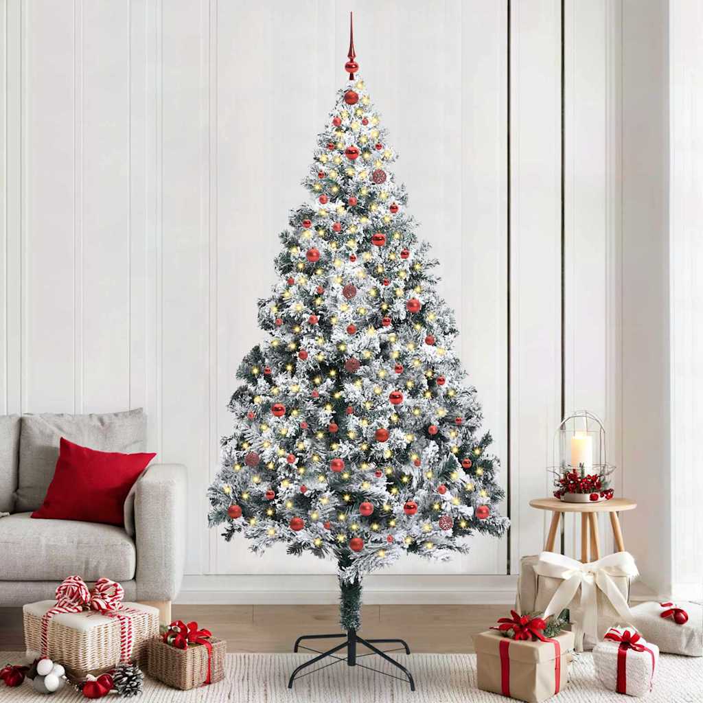Albero di Natale artificiale con 300 LED Bianco 240 cm