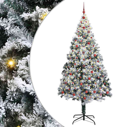 Albero di Natale artificiale con 300 LED Bianco 240 cm