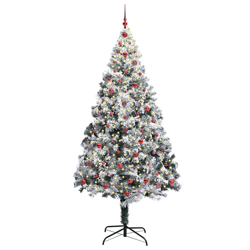 Albero di Natale artificiale con 300 LED Bianco 240 cm
