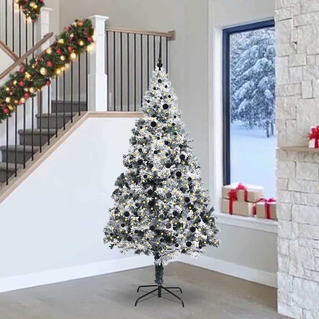Albero di Natale artificiale con 300 LED Bianco 240 cm