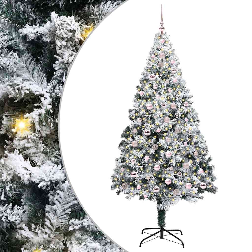 Albero di Natale artificiale con 300 LED Bianco 240 cm