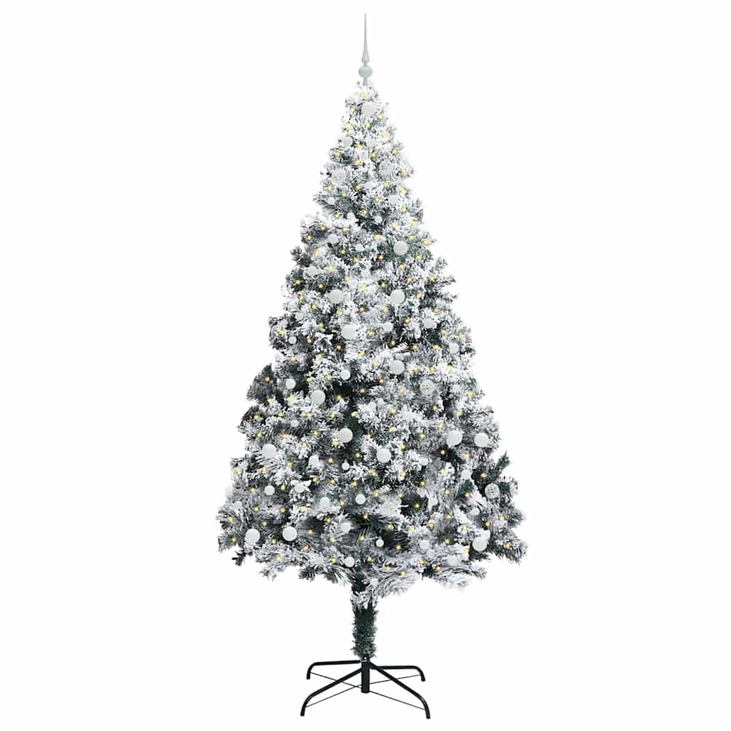 Albero di Natale artificiale con 300 LED Bianco 240 cm | homemem39
