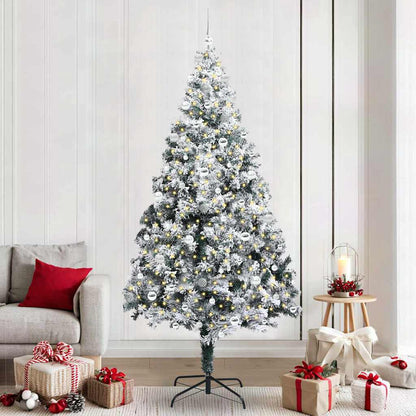 Albero di Natale artificiale con 300 LED Bianco 240 cm | homemem39